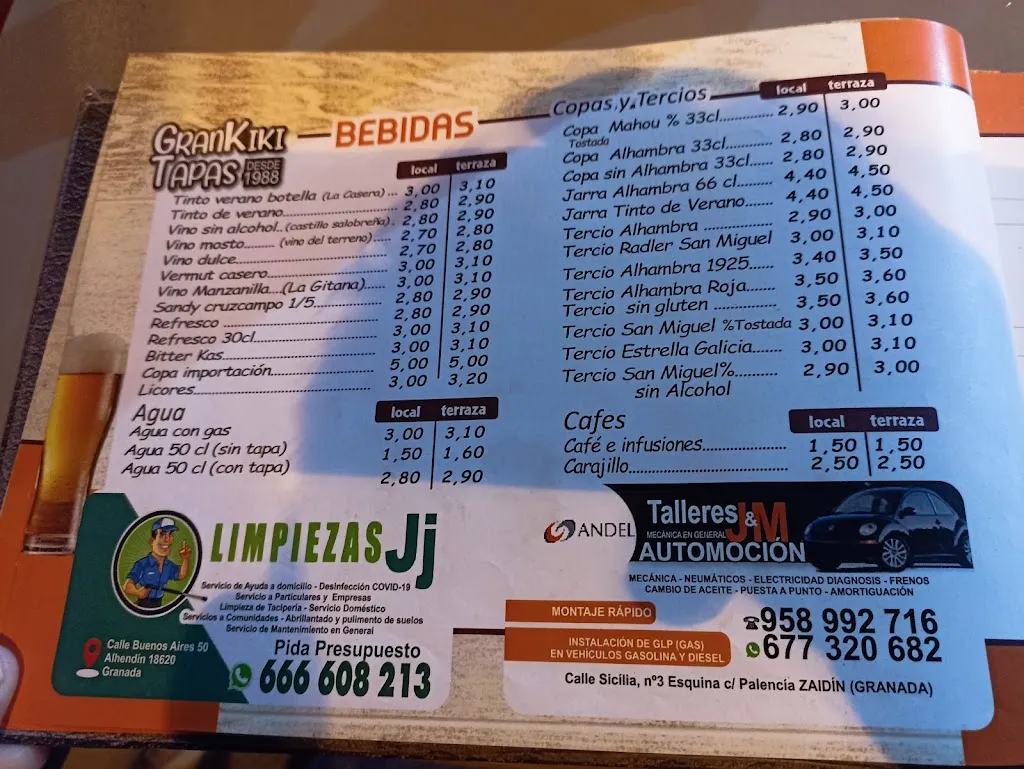 Menu_Gran Kiki Tapas_Zaidín_image_3