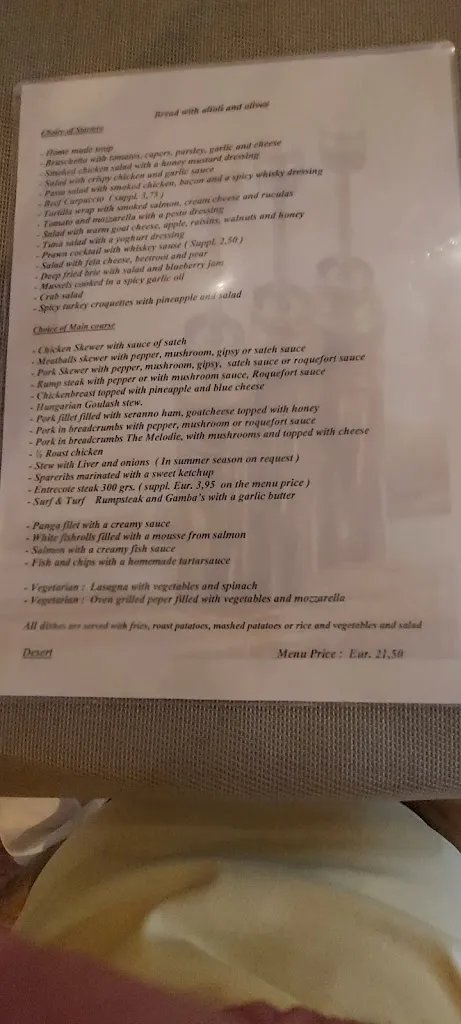 Les Doodson_Bistro De Melodie Sl_Benijofar_review