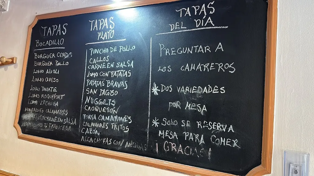 Menu_Bar Rincón del Guejareño_Zaidín_image_3