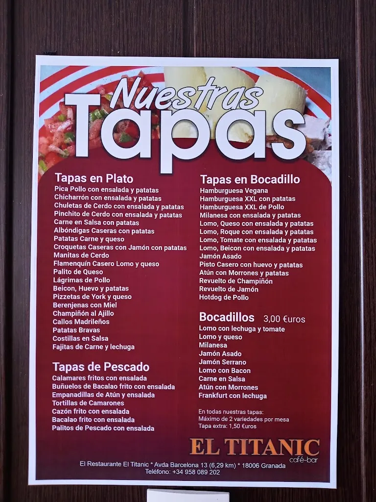 Menu_Restaurante Tapeo El Titanic Zaidin Granada_Zaidín_image_3