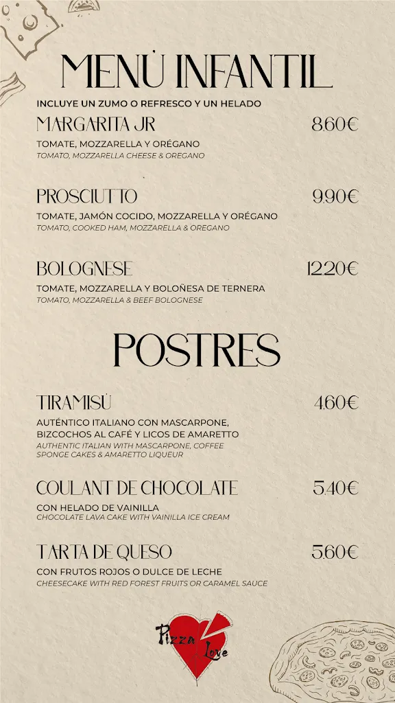 Menu_Pizza N Love Zaidín - O'Napoli_Zaidín_immagine_2