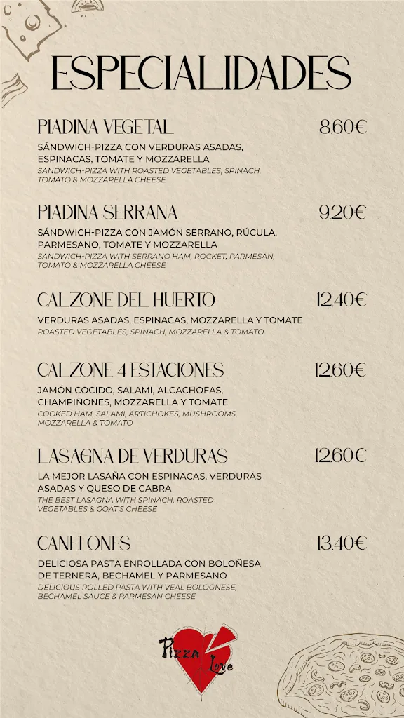 Menu_Pizza N Love Zaidín - O'Napoli_Zaidín_immagine_3