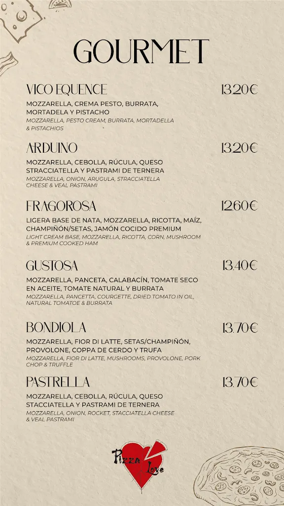 Menu_Pizza N Love Zaidín - O'Napoli_Zaidín_immagine_4