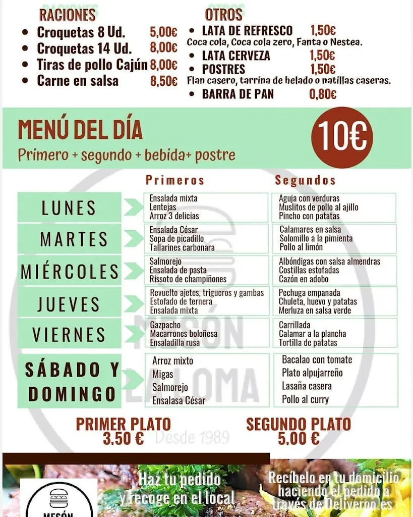Menu_Mesón la Loma_Zaidín_image_4