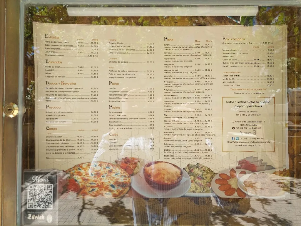 Menu_Restaurante Pizzería Zurich_Zaidín_image_2