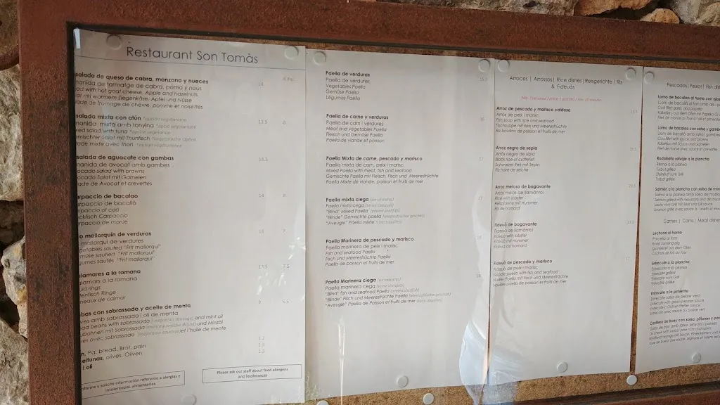 Menu_Restaurante Son Tomàs_Banyalbufar_image_4