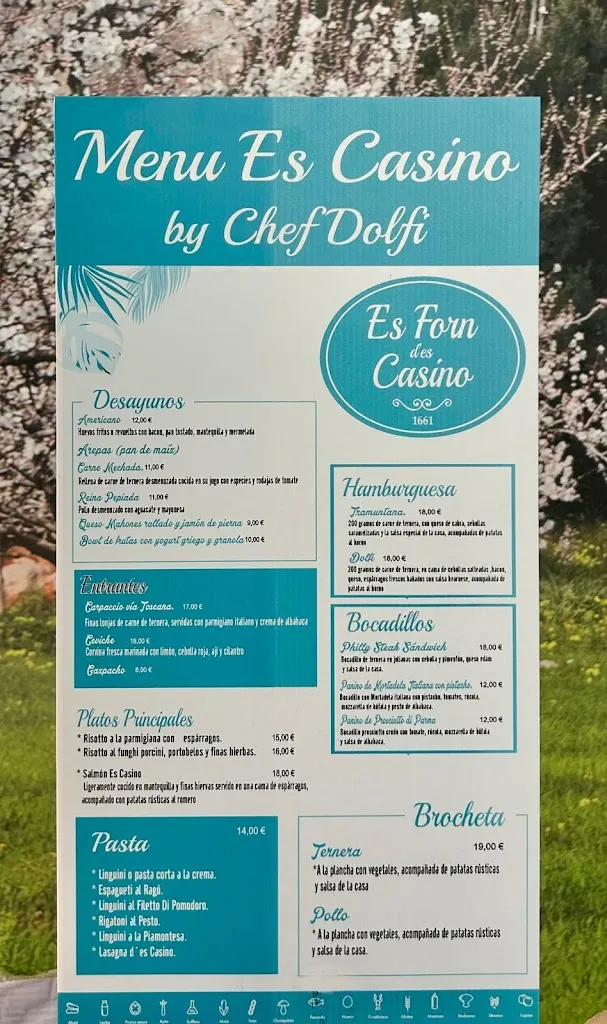 Menu_El Forn del Casino _Banyalbufar_immagine_1