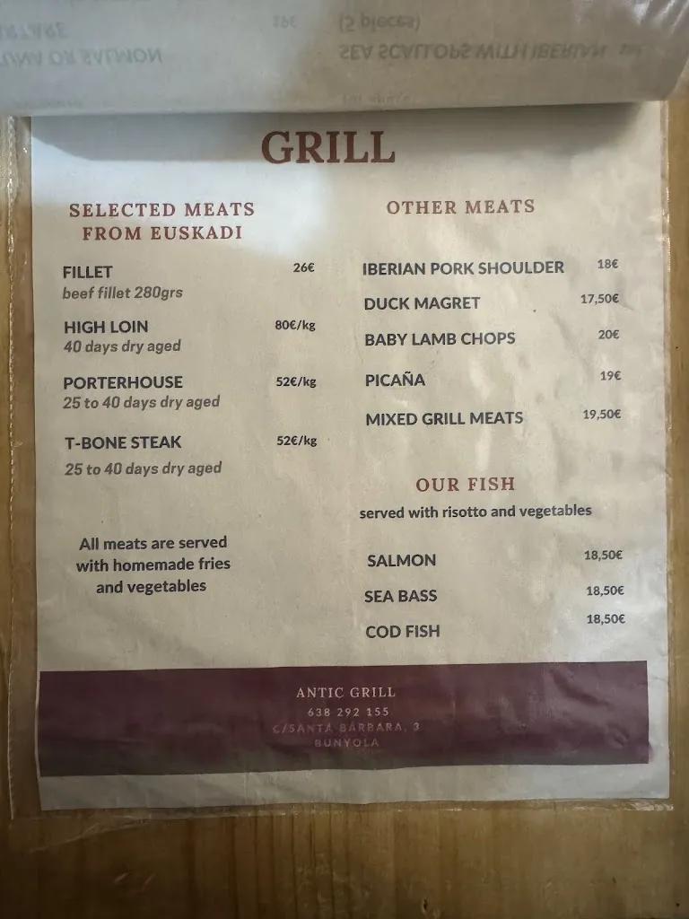 Menu_Restaurant Antic Grill Bunyola_Bunyola_image_1