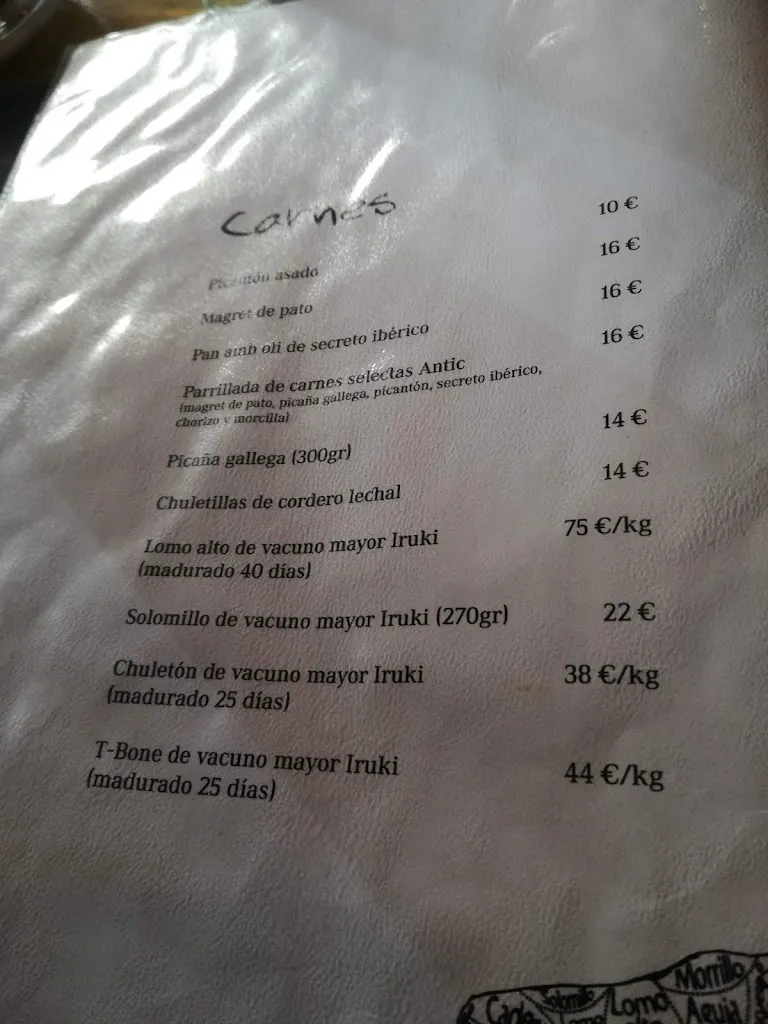 Menu_Restaurant Antic Grill Bunyola_Bunyola_image_4