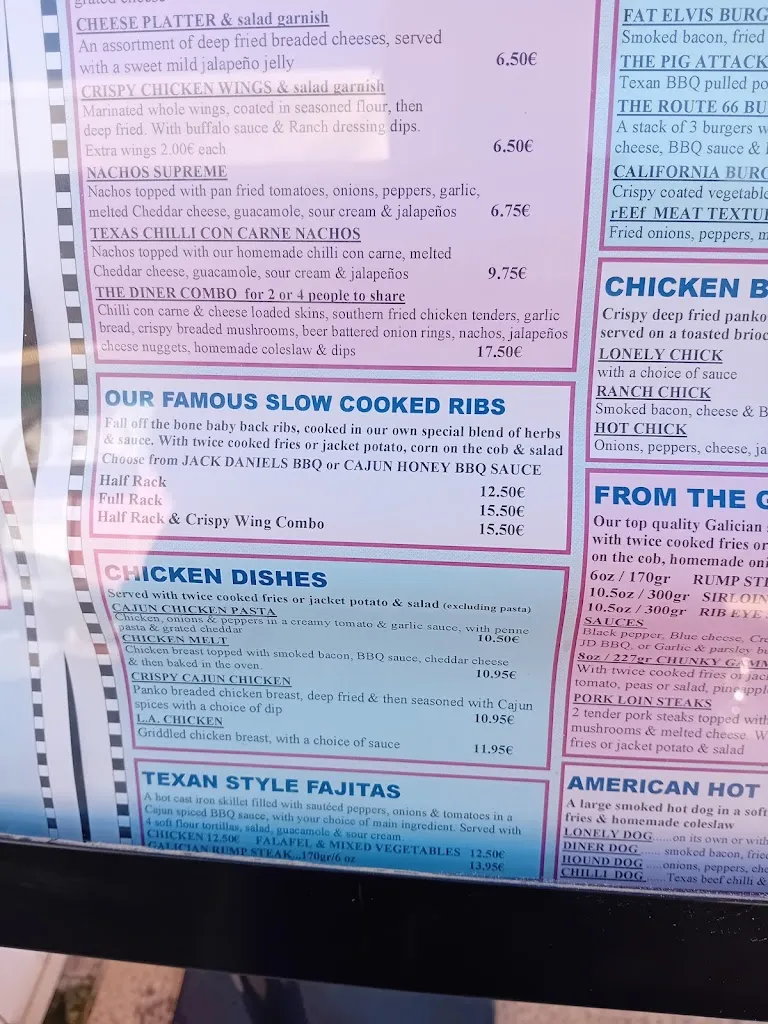 Menu_The American Diner - Benimar_Benijofar_image_1