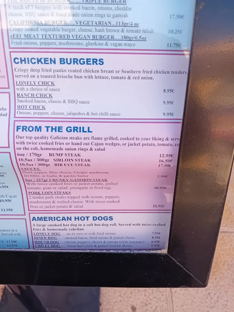 Menu_The American Diner - Benimar_Benijofar_image_2