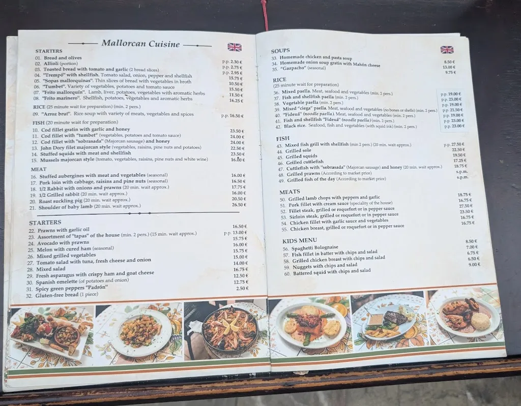 Menu_Restaurant Celler Ca'n Costa Alcúdia_Alcúdia_image_1