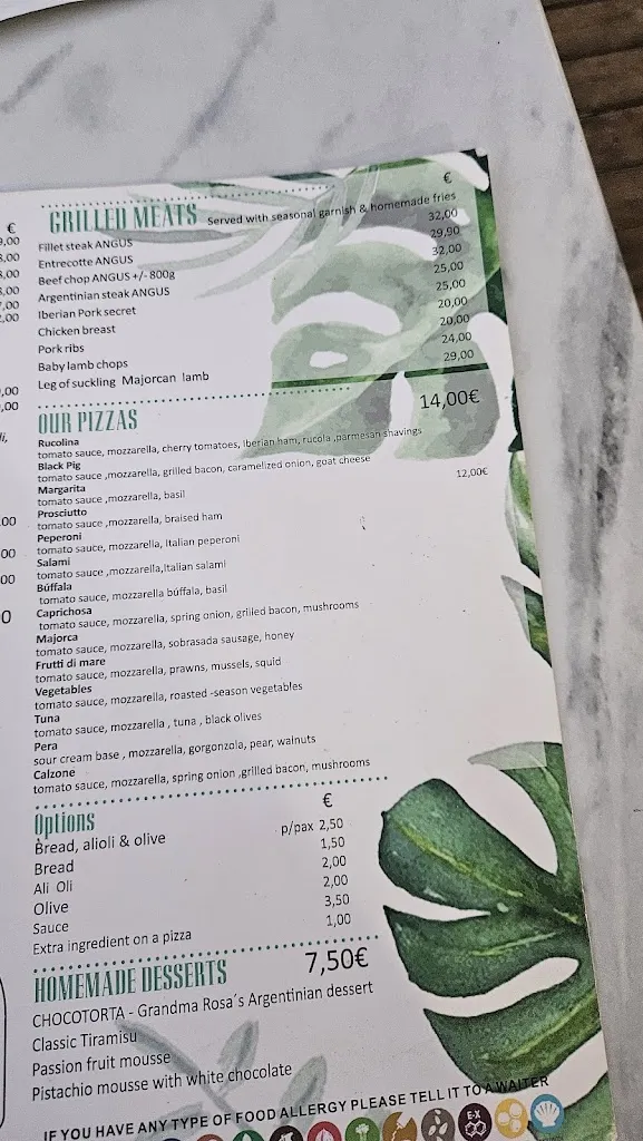 Menu_THE BLACK PIG_Alcúdia_image_3