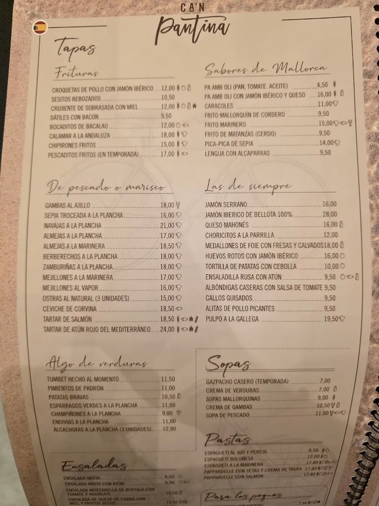 Menu_Restaurante Bodega Ca'n Pantina_Alcúdia_image_1