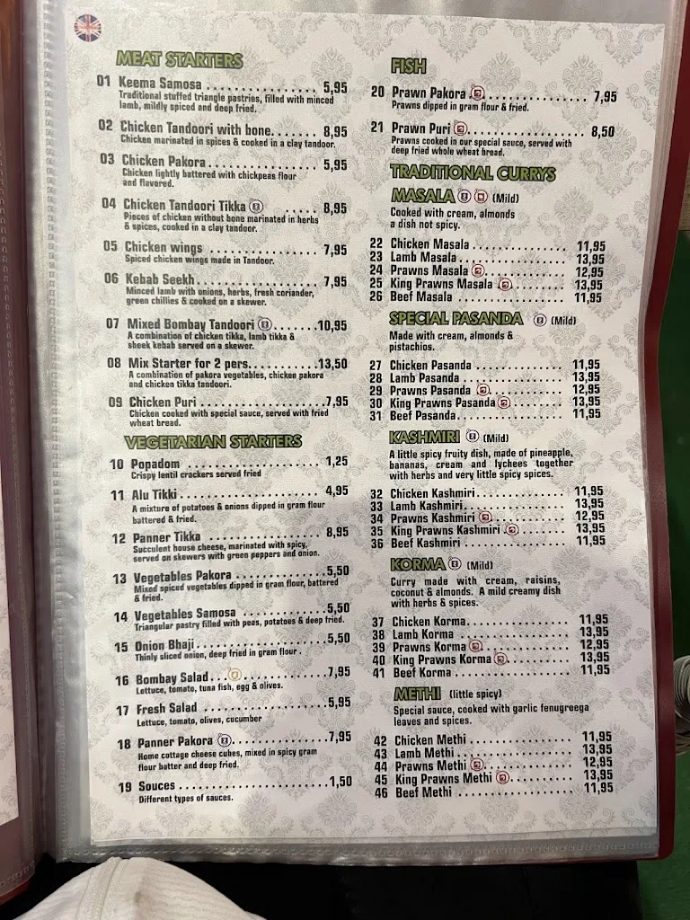 Menu_Bombay Beach Indian Restaurant_Alcúdia_immagine_4
