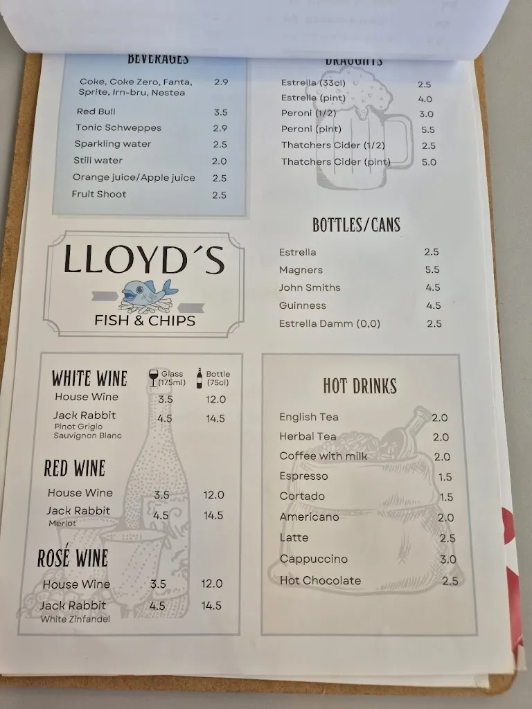 Menu_Lloyd's Fish & Chips_Alcúdia_image_1
