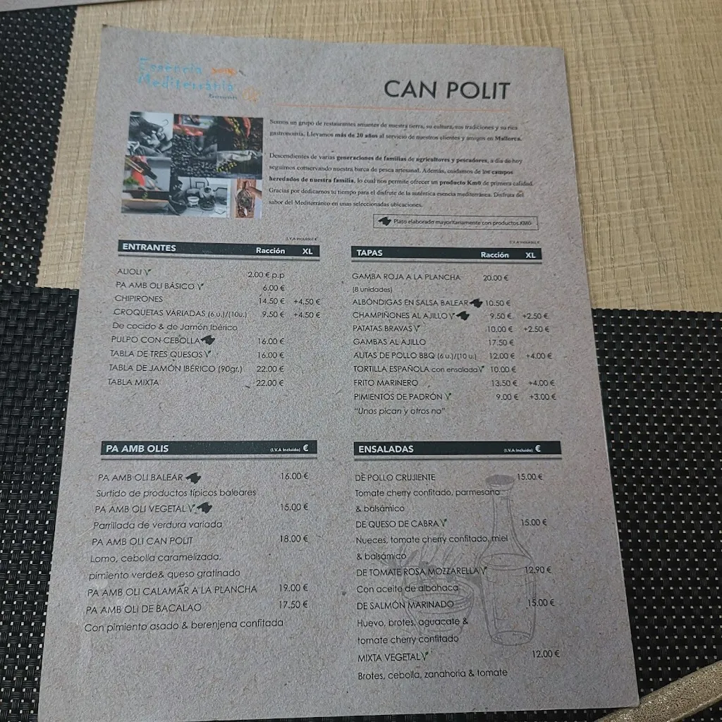 Menu_Can Polit Tapas_Alcúdia_image_1