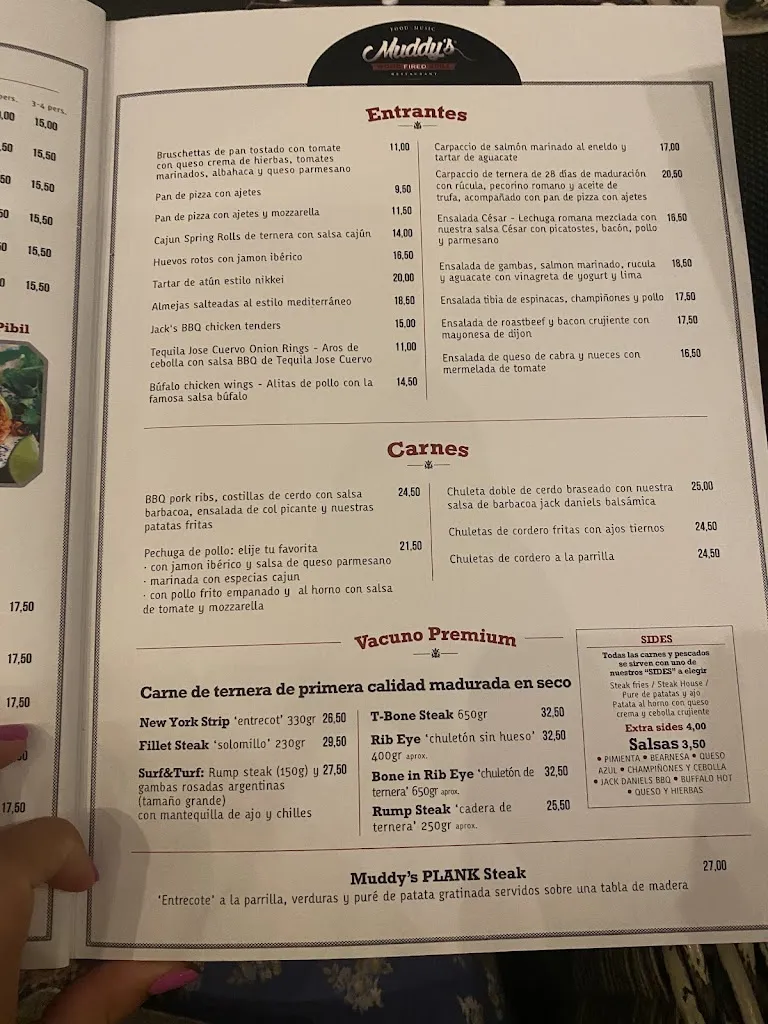 Menu_Muddy's Wood Fired Grill_Alcúdia_image_3