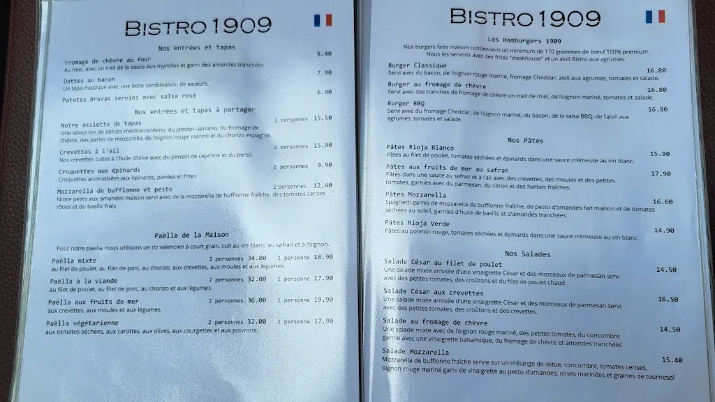 Menu_Bistro 1909_Alcúdia_image_1