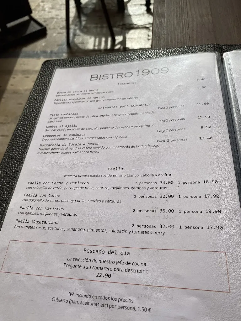 Menu_Bistro 1909_Alcúdia_image_2