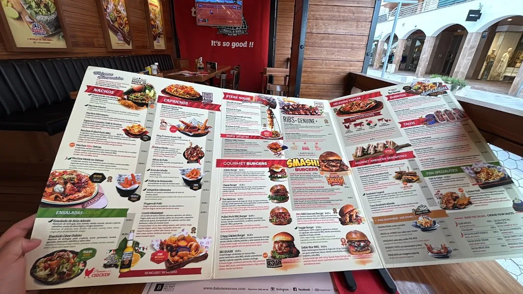 Menu_Dakota Tex Mex - Port d'Alcúdia_Alcúdia_immagine_1