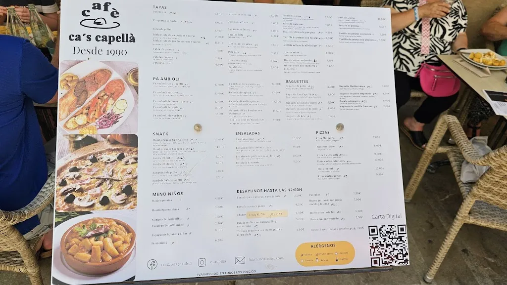 Menu_Ca´s Capellà_Alcúdia_immagine_1