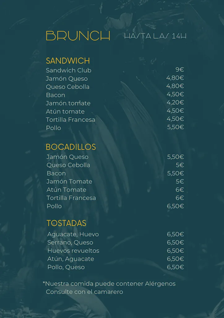 Menu_Taylor's Cocktail & Restaurant_Calvià_image_3