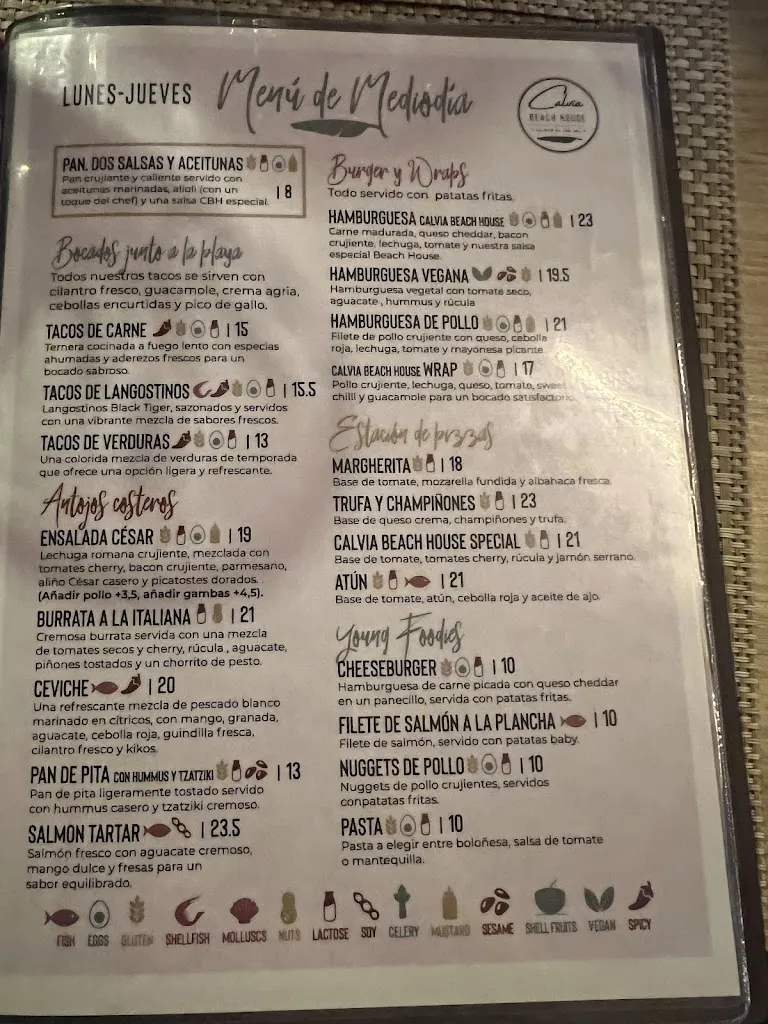 Menu_Calvia Beach House_Calvià_image_3