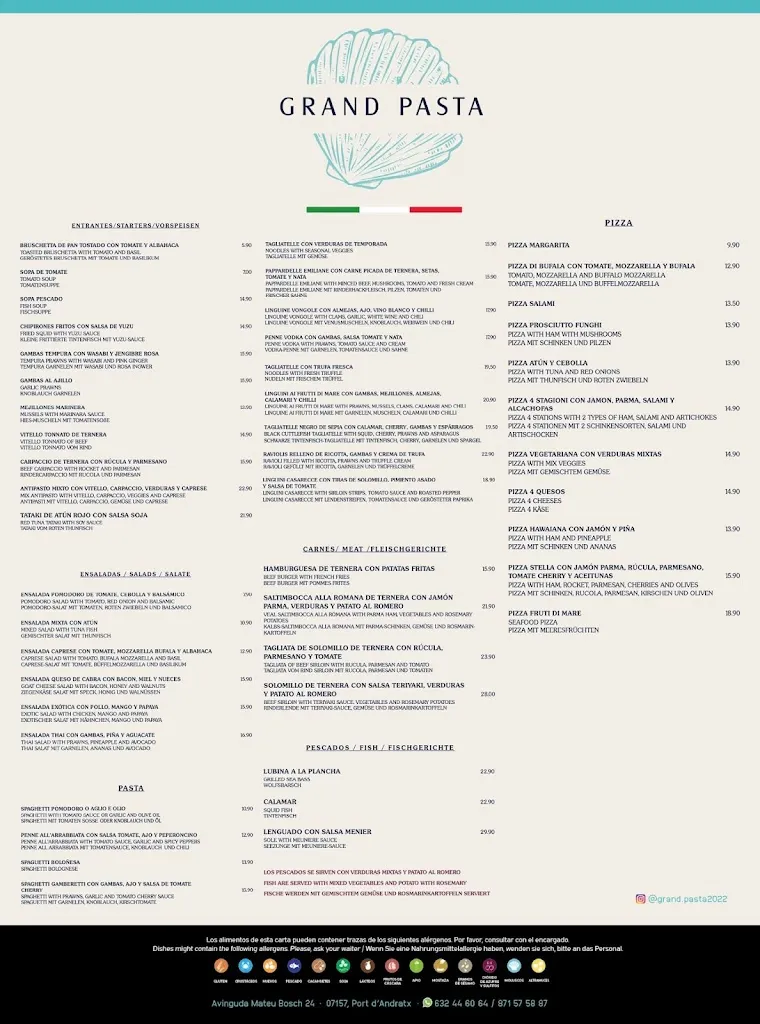 Menu_Restaurante Grand Pasta_Andratx_image_1
