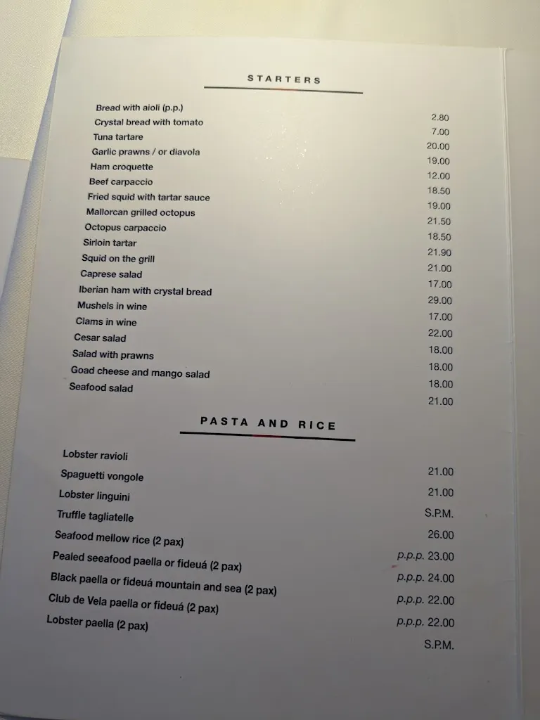 Menu_Restaurante Club de Vela_Andratx_image_1