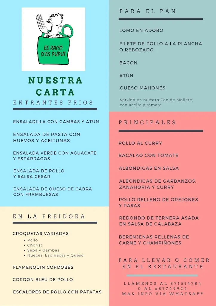 Menü_Es Racó d'es Puput_Andratx_Bild_2