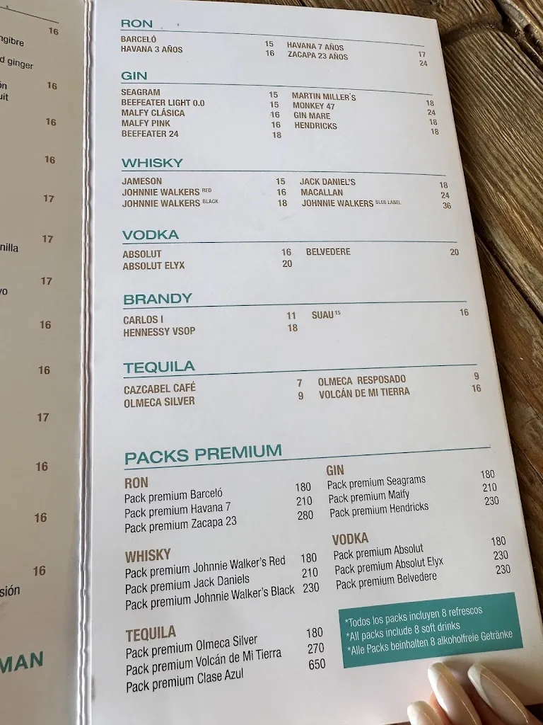 Menu_Beach Club Gran Folies_Andratx_image_2