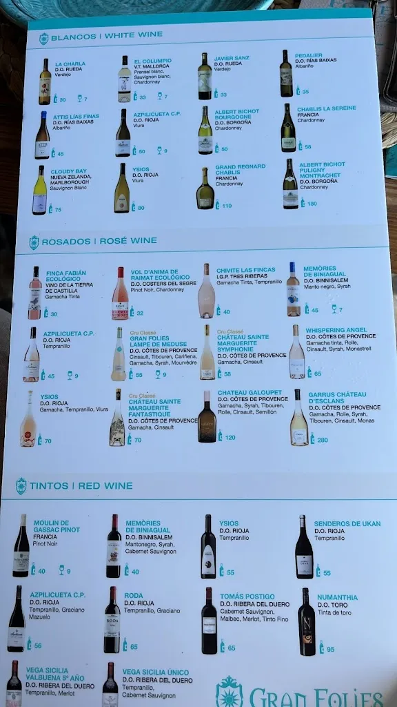 Menu_Beach Club Gran Folies_Andratx_image_3