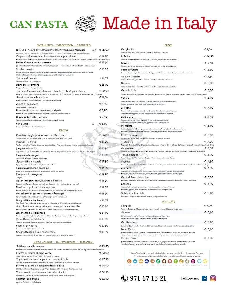 Menu_Made in Italy da Silvia_Andratx_image_1