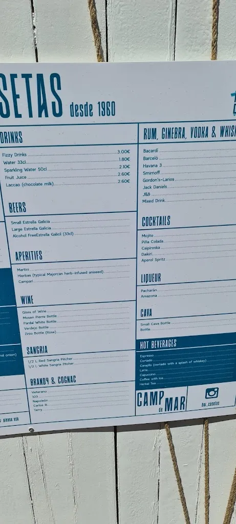 Menu_Chiringuito de camp de mar_Camp de Mar_image_4