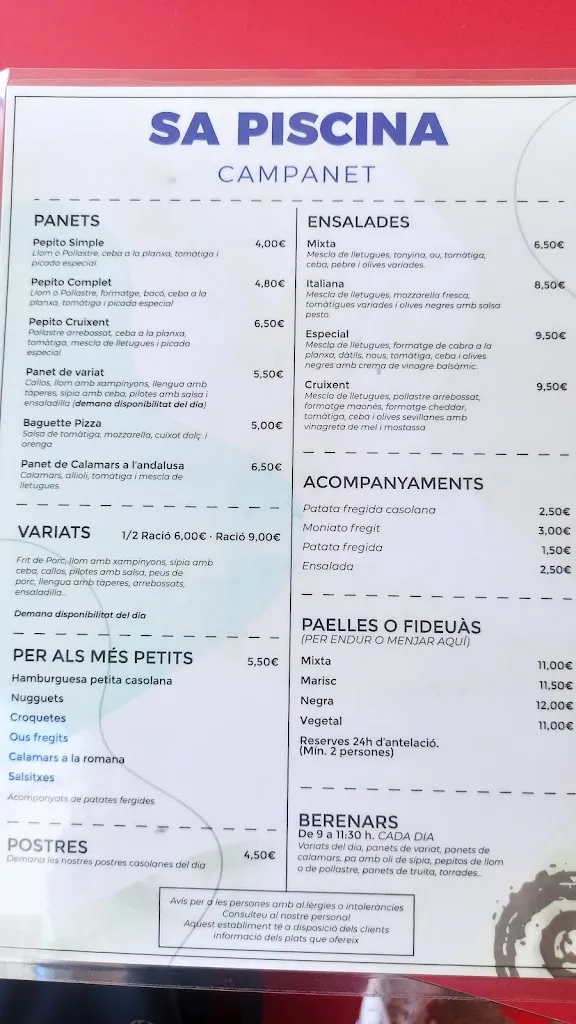 Menu_Sa Piscina Campanet_Campanet_image_4