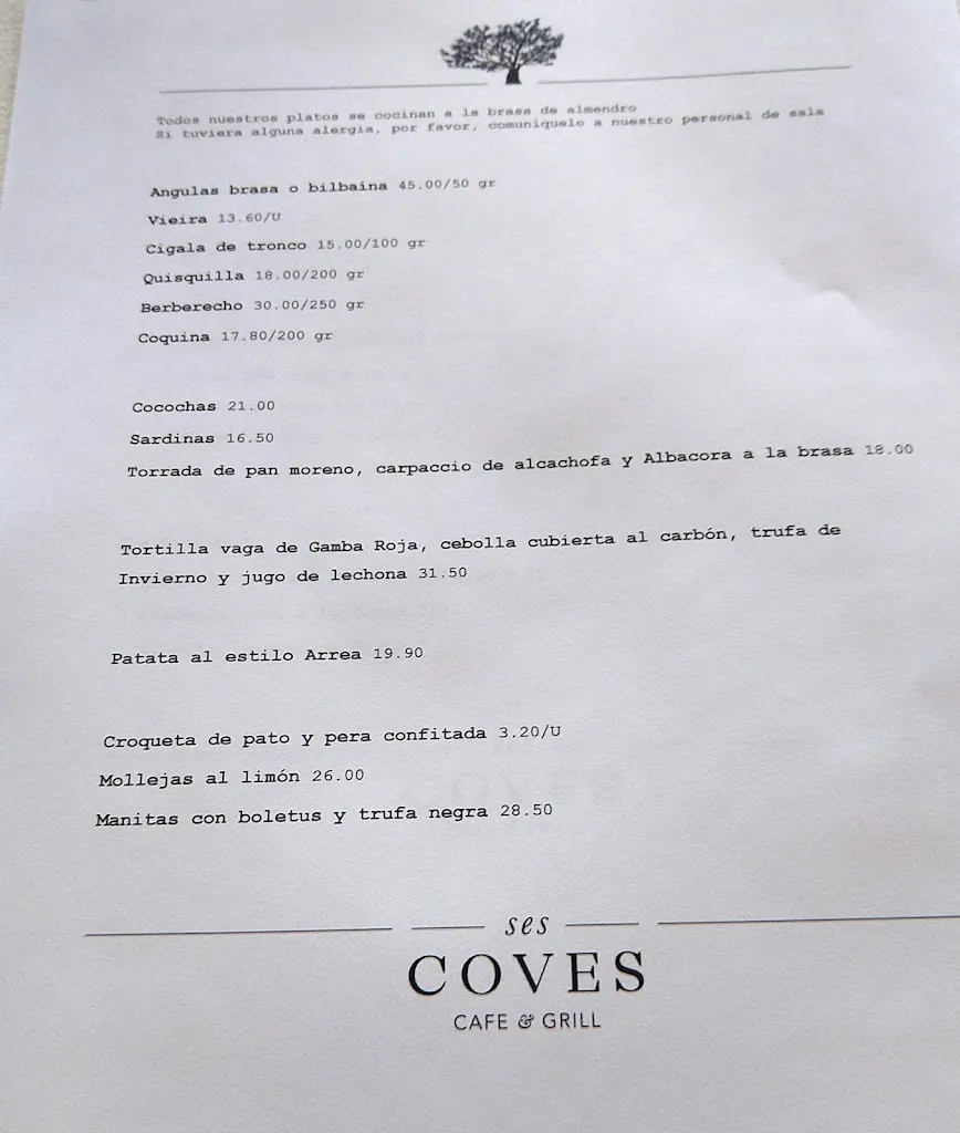 Menu_Ses Coves. Cafè & Grill_Campanet_immagine_4