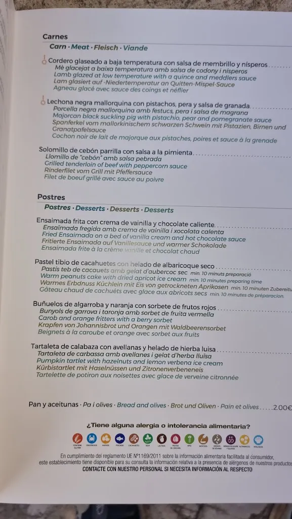 Menu_Es mirador de Monnaber restaurant_Campanet_image_2