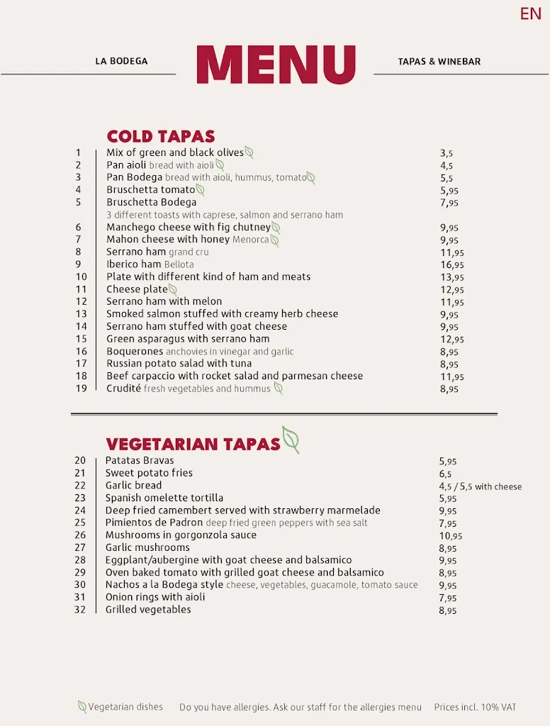 Menu_La Bodega_Cala d'Or_image_1