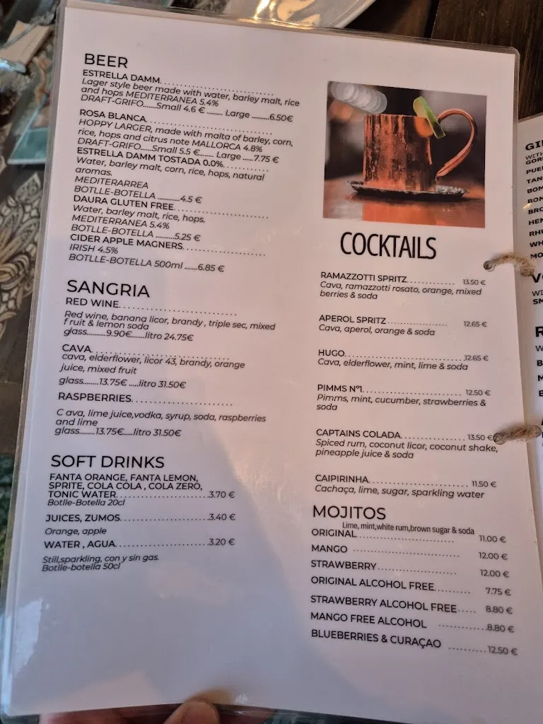 Menu_Churchill’s_Cala d'Or_image_1