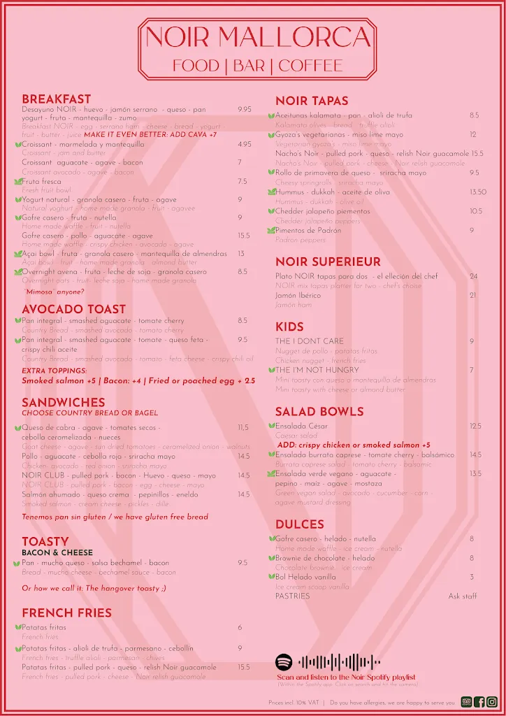 Menu_Bistro Noir | Restaurant Cala d'Or_Cala d'Or_image_1