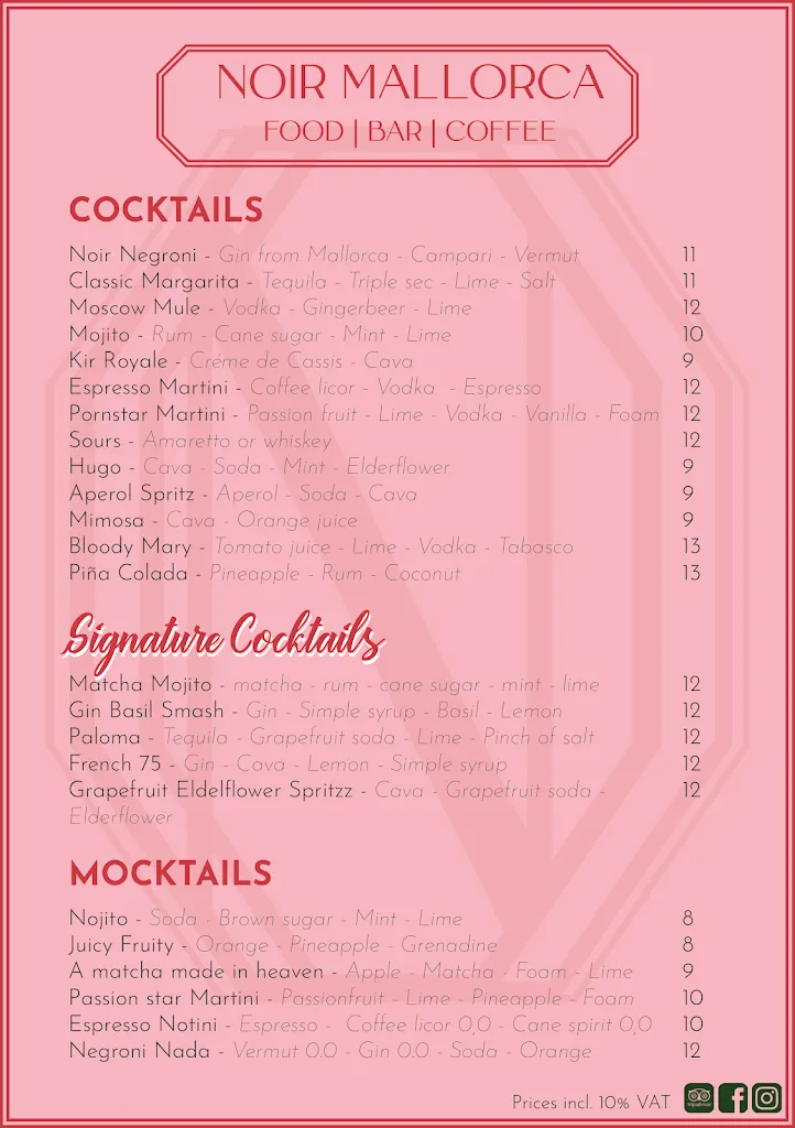 Menu_Bistro Noir | Restaurant Cala d'Or_Cala d'Or_image_3