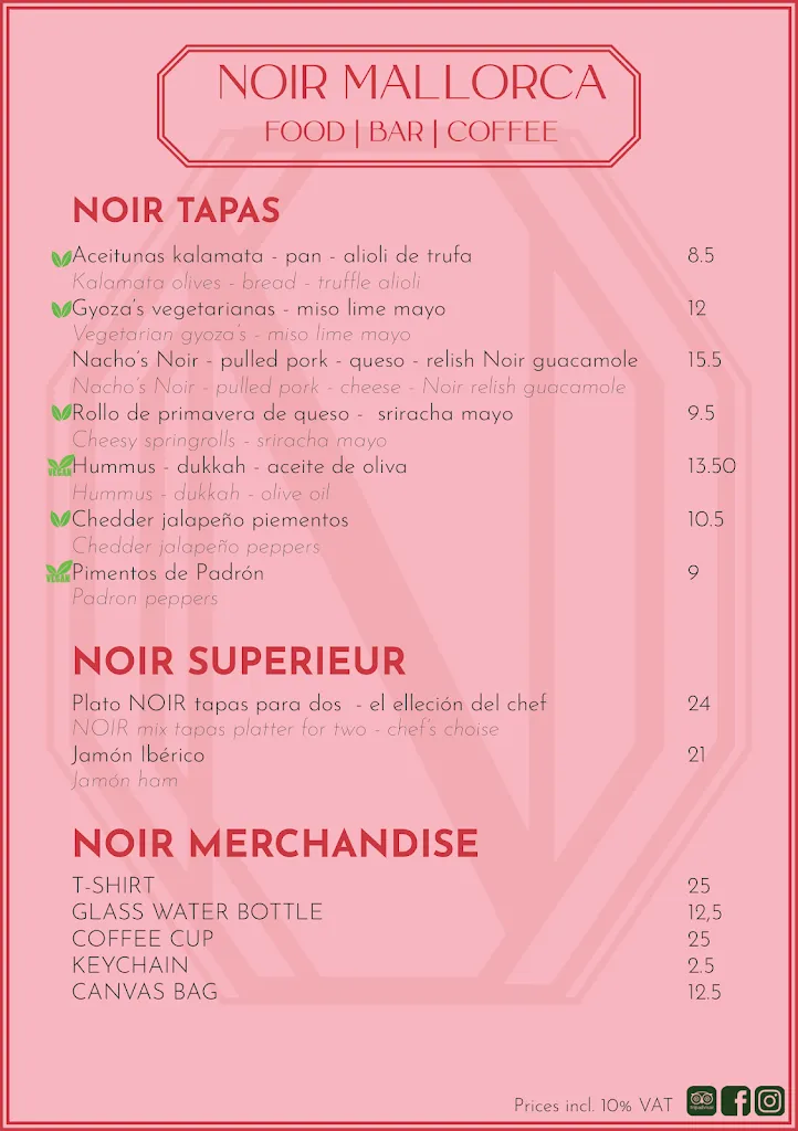 Menu_Bistro Noir | Restaurant Cala d'Or_Cala d'Or_image_4