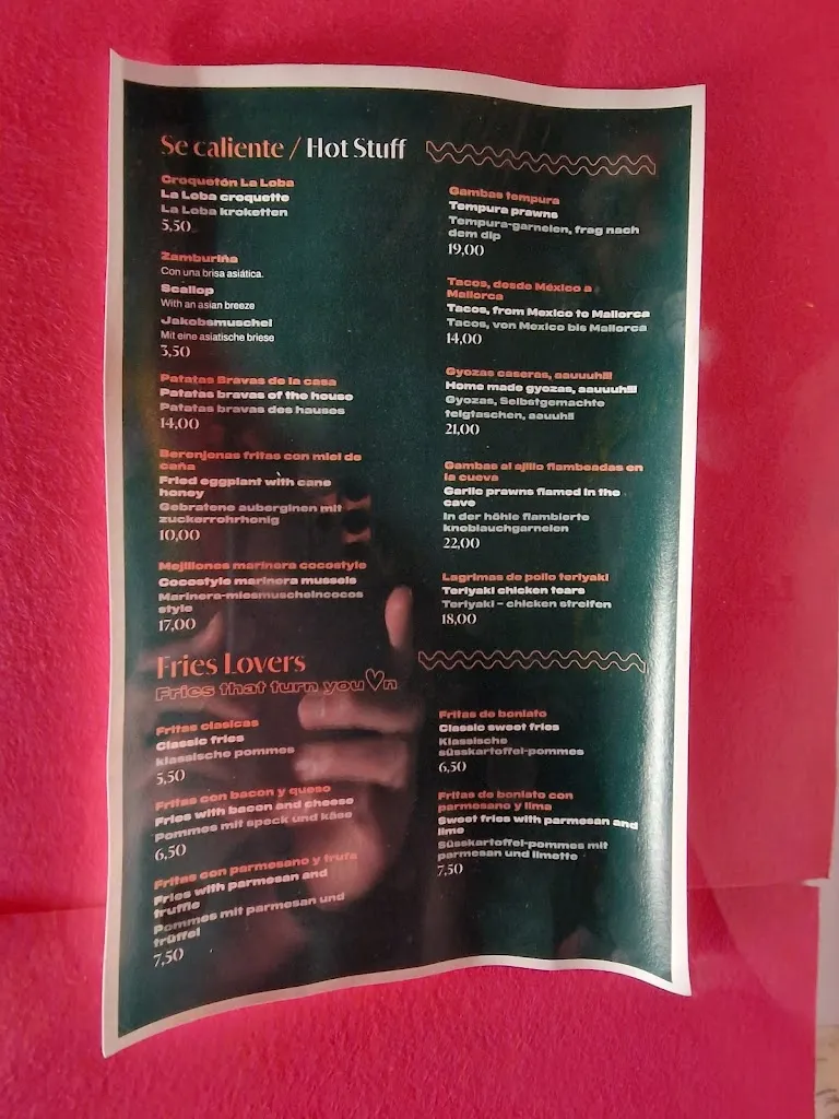 Menu_La Loba_Cala d'Or_image_1