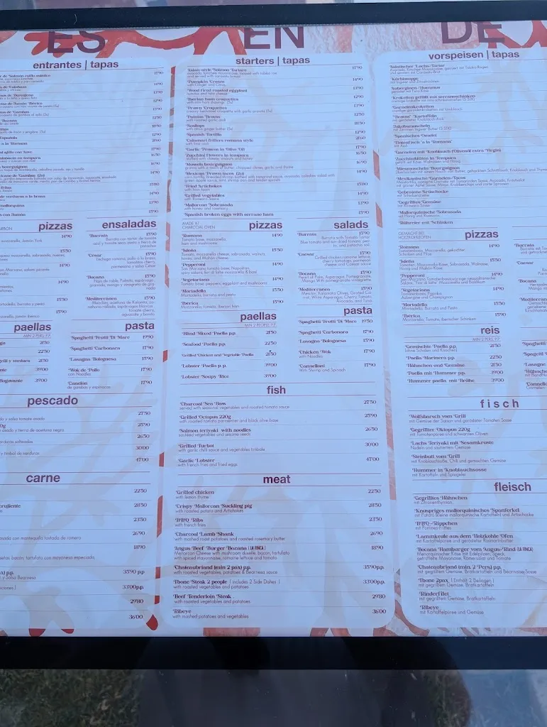 Menu_Bocana Tapas Restaurant Cala d'Or_Cala d'Or_image_4