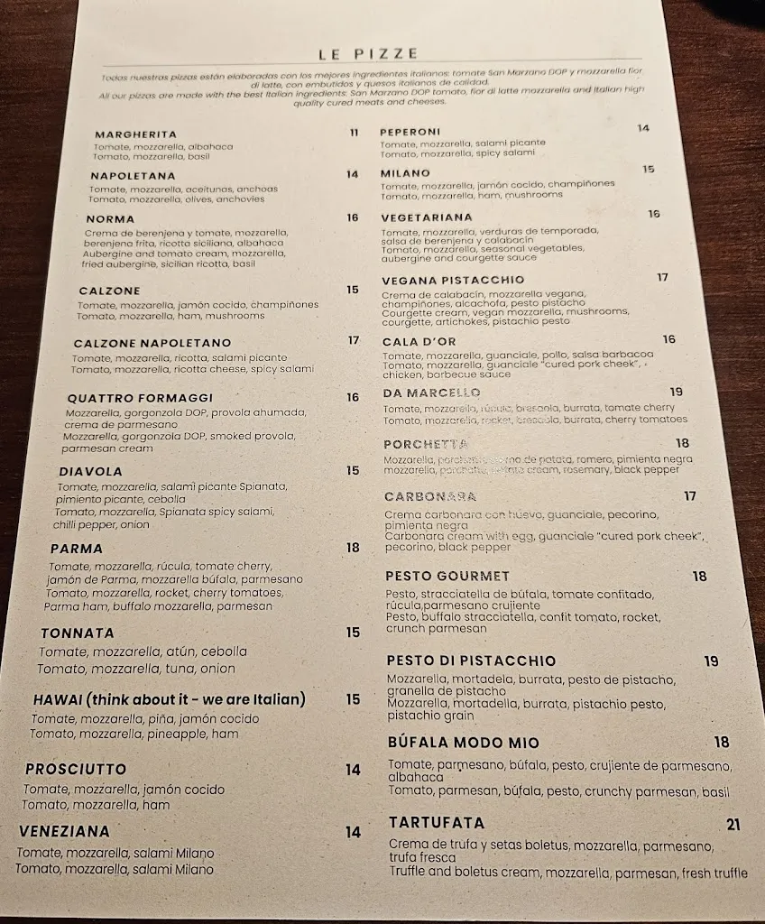 Menu_Da Marcello_Cala d'Or_image_4