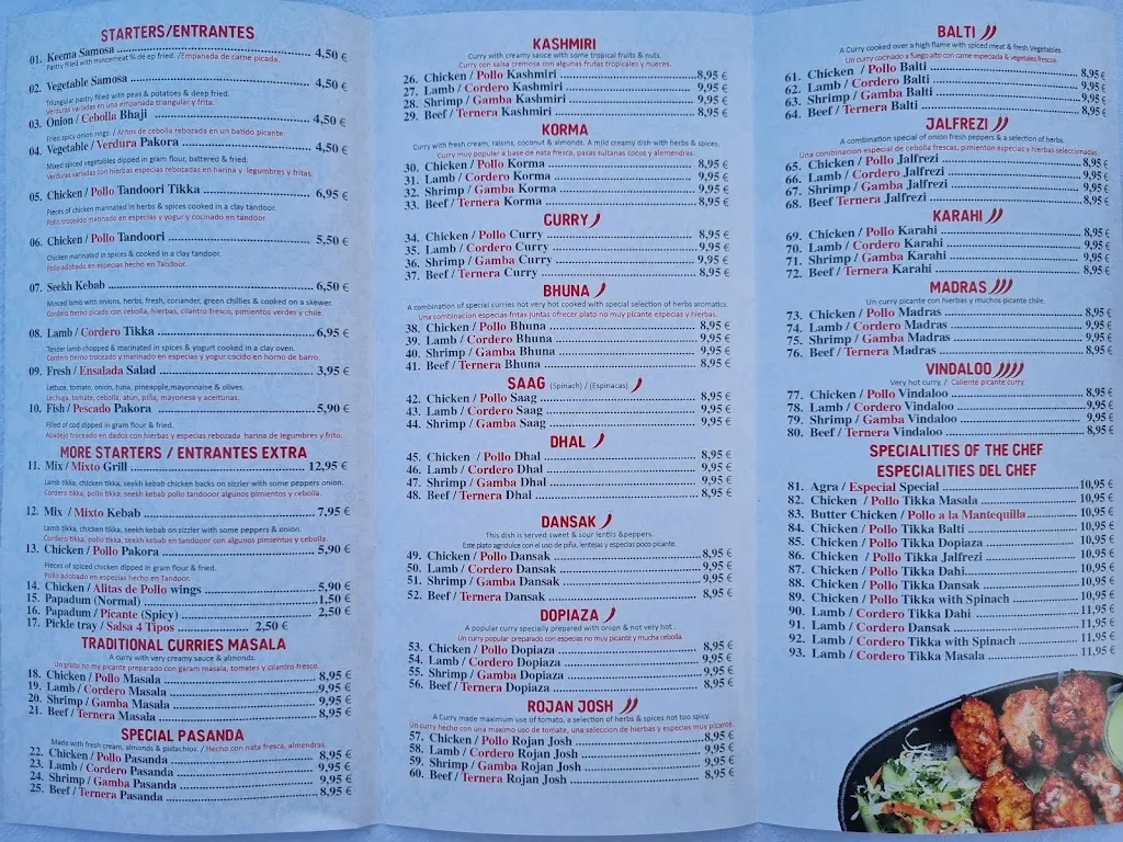 Menu_Spice Of India_Cala d'Or_image_1