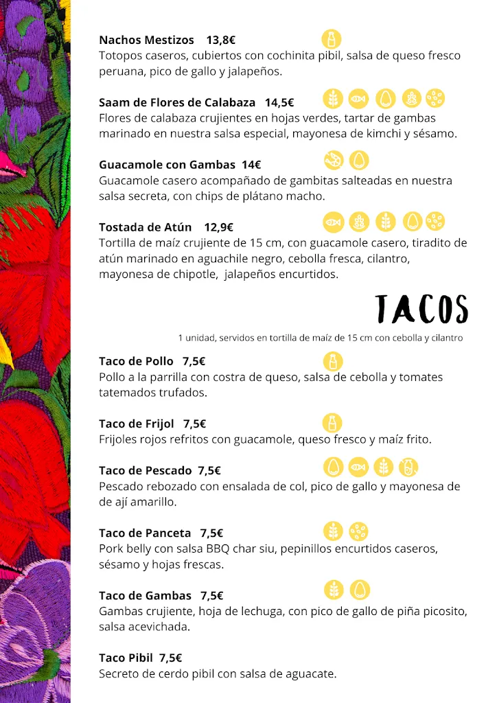 Menu_La Casa De Las Flores_Cala d'Or_immagine_1