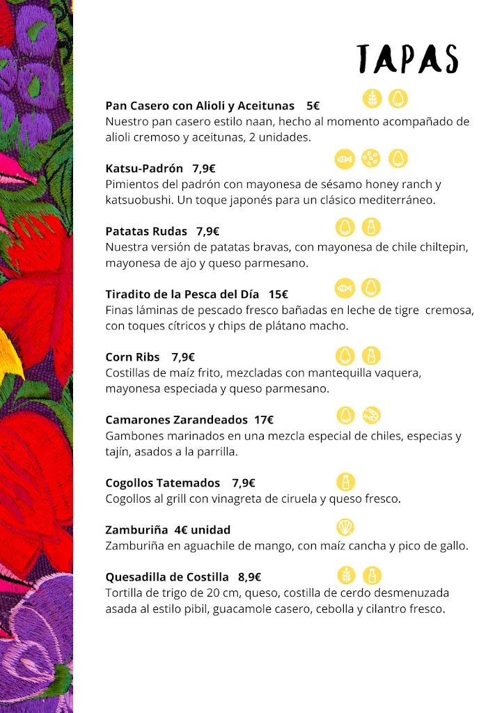 Menu_La Casa De Las Flores_Cala d'Or_immagine_2