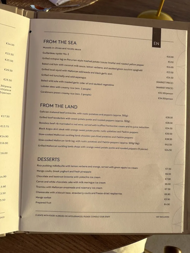 Menu_Nua Restaurant | Sky Lounge Cala d´Or_Cala d'Or_image_1